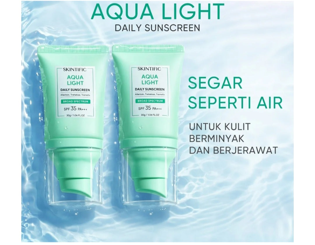 SKINTIFIC AQUA LIGHT DAILY SUNSCREEN 50g