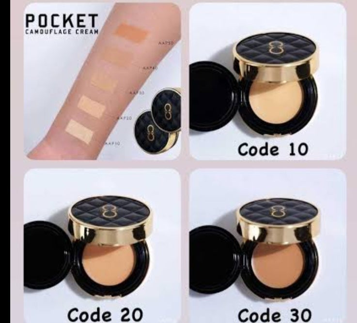 Alha alfa POCKET CAMOUFLAGE CREAM 30 SPF AAP10
