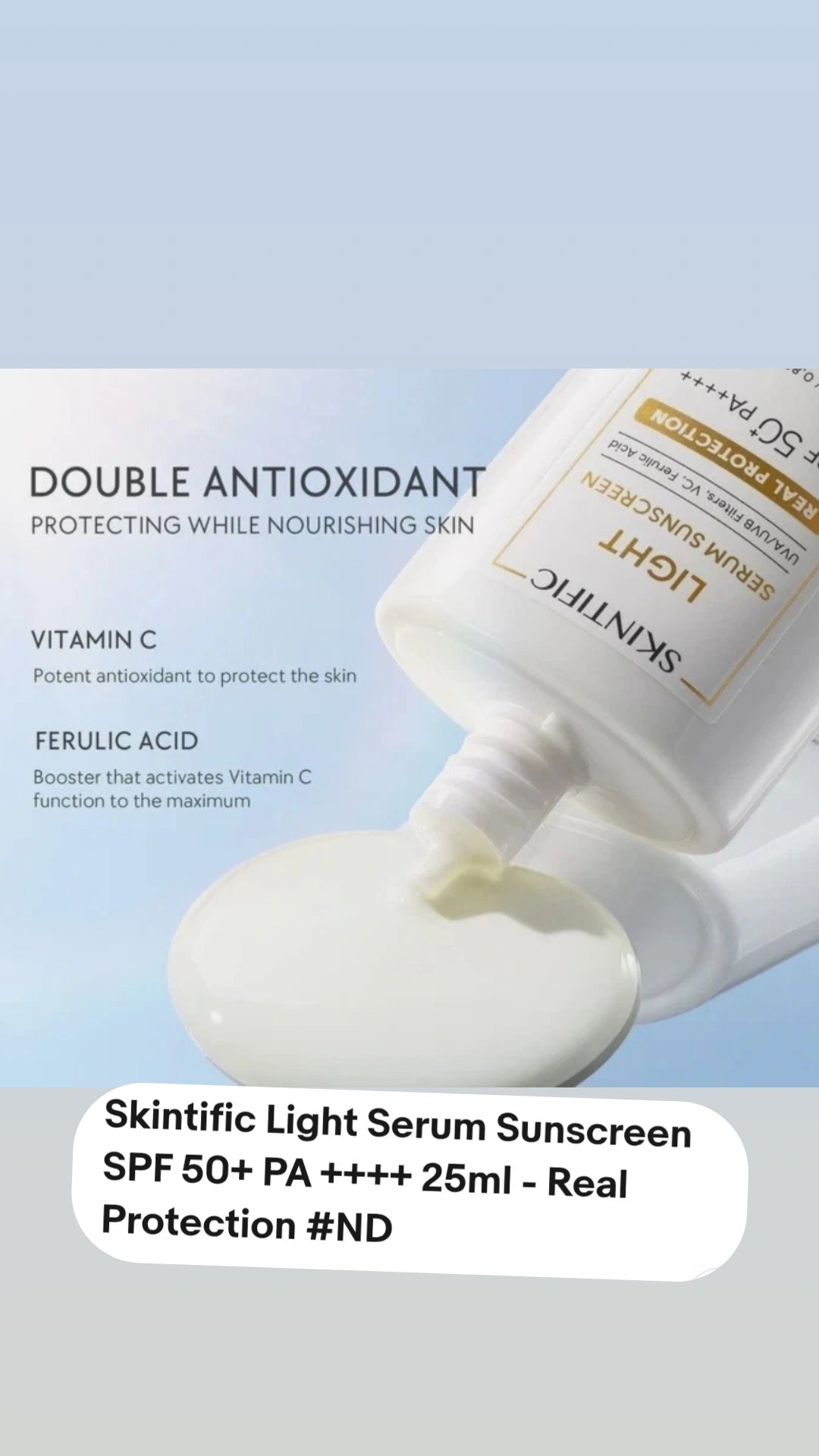 SKINTIFIC LIGHT SERUM SUNSCREEN 25ML