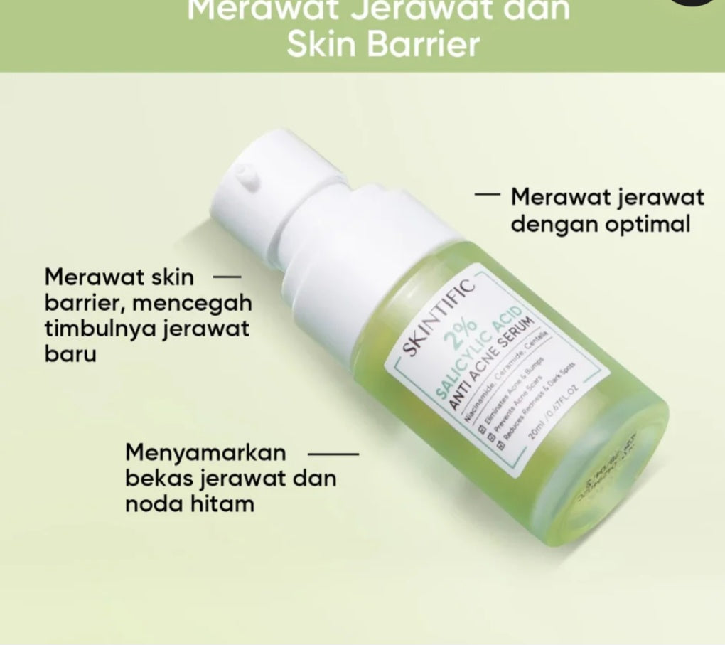 SKITIFIC 2% SALICYLIC ACID ANTI ACNE SERUM 20 ML