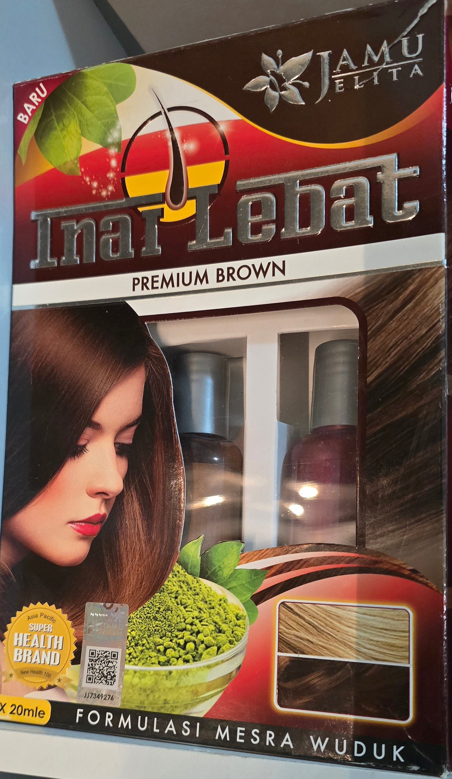 JAMU JELITA inai rambut BROWN 40 ml