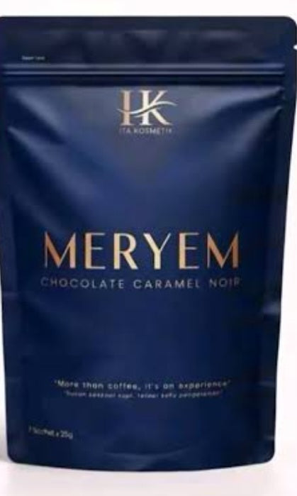 MERYEM CHOCOLATE CARAMEL NOIR 7 SACHET 25 GM