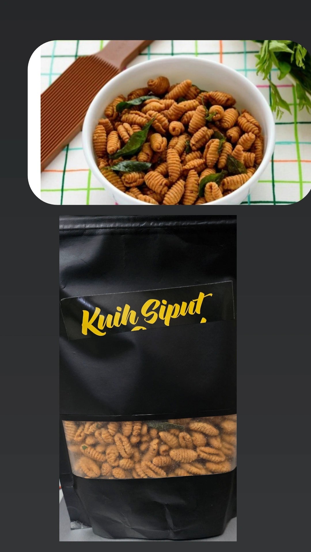 Kuih siput rangup 😋 home made 300 gm