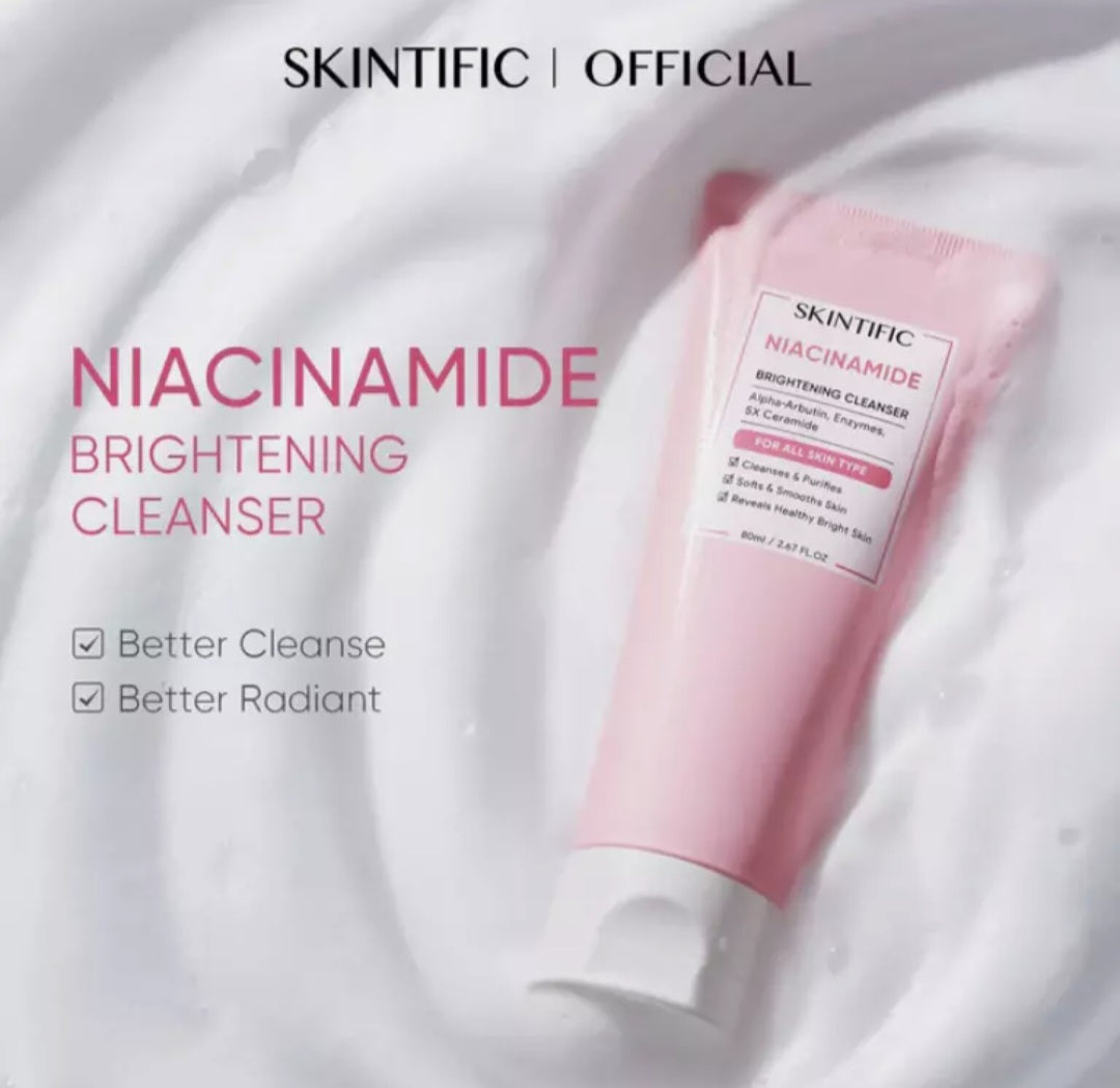 Skintific Niacinamide Brightening cleanser 80 ml