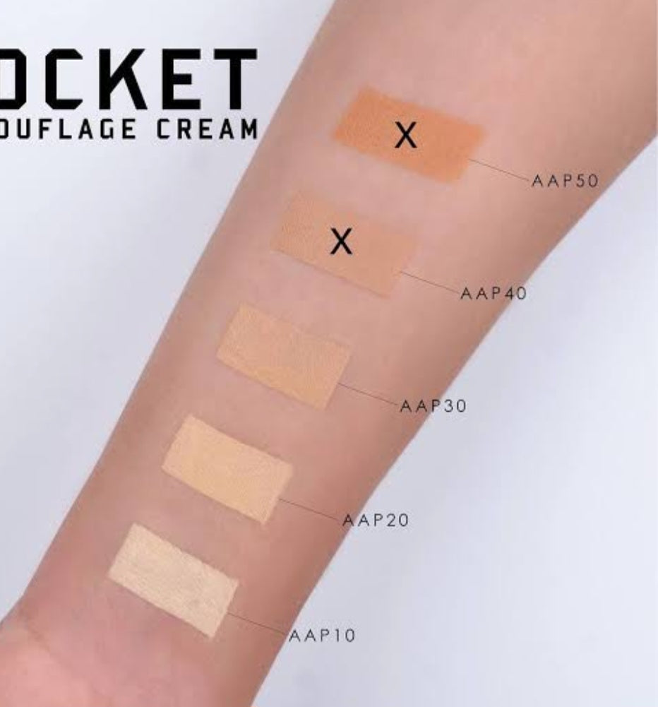 Alha alfa POCKET CAMOUFLAGE CREAM 30 SPF AAP10