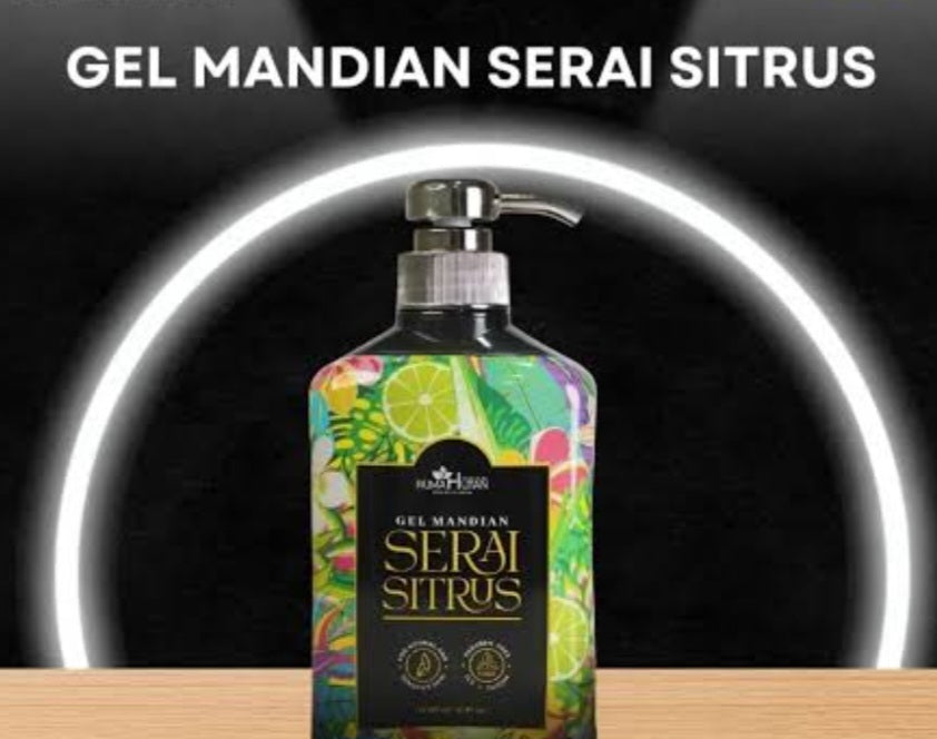 Gel mandian serai sitrus