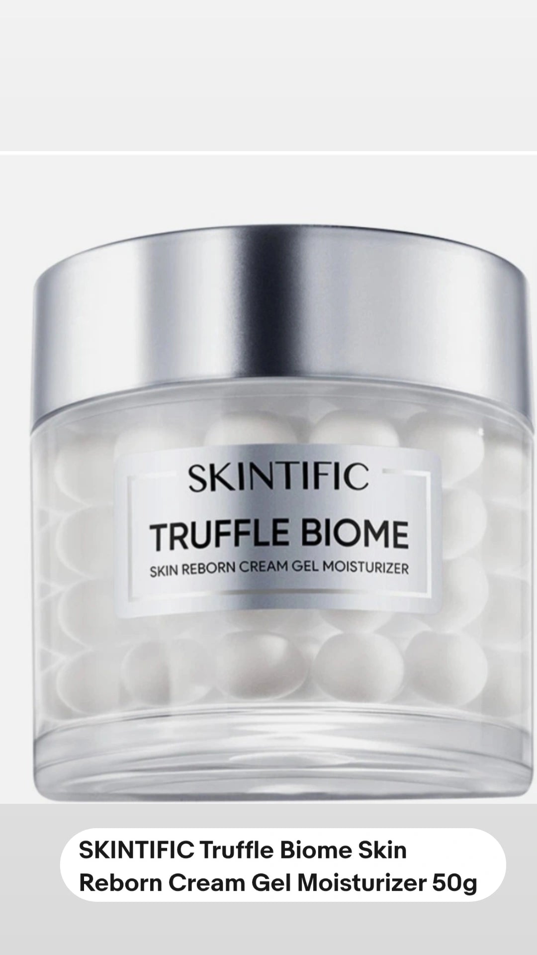 Skintific Truffle Biome skin cream gel moisturizer 30 g