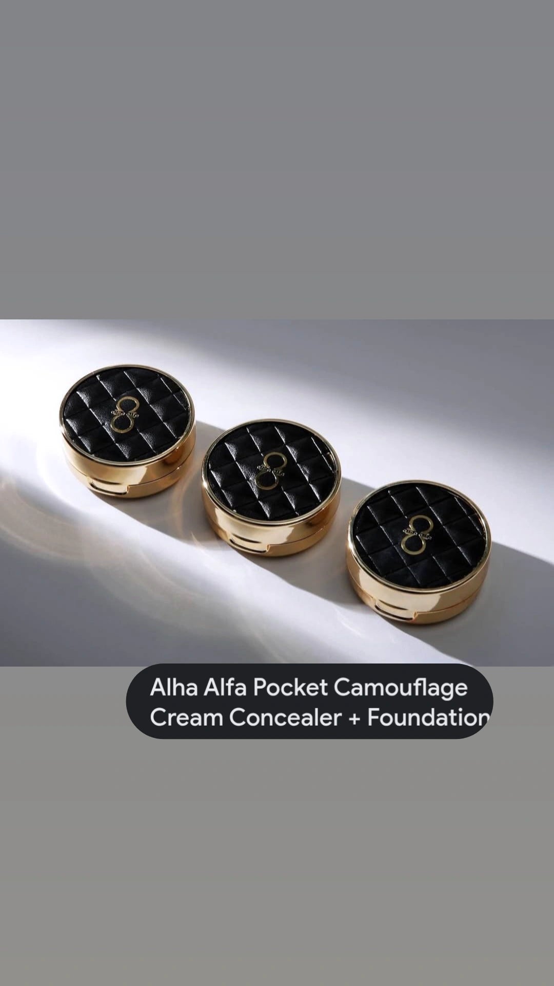 Alha alfa POCKET CAMOUFLAGE CREAM 30 SPF AAP10