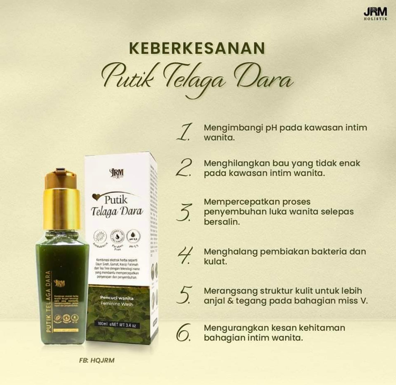 Putik Telaga Dara JRM 100 ml