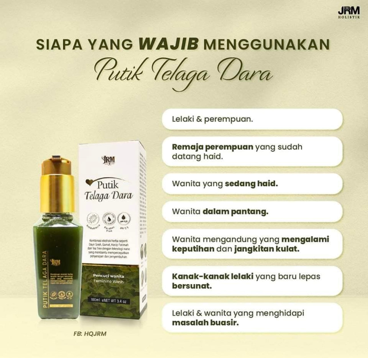 Putik Telaga Dara JRM 100 ml