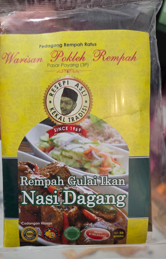 Rempah gulai ikan nasi dagang  60 gm