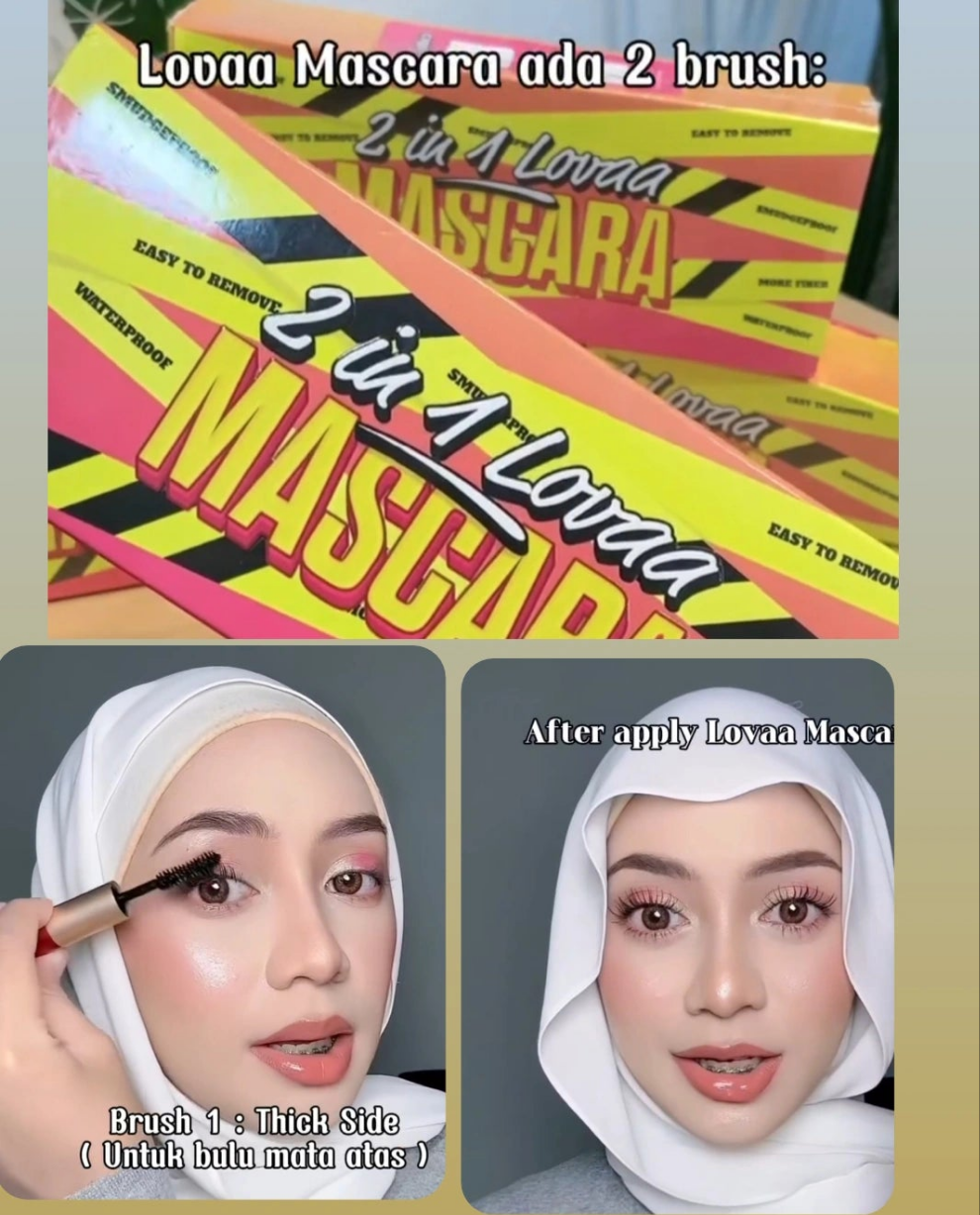 2 In 1 lovaaaa maskara