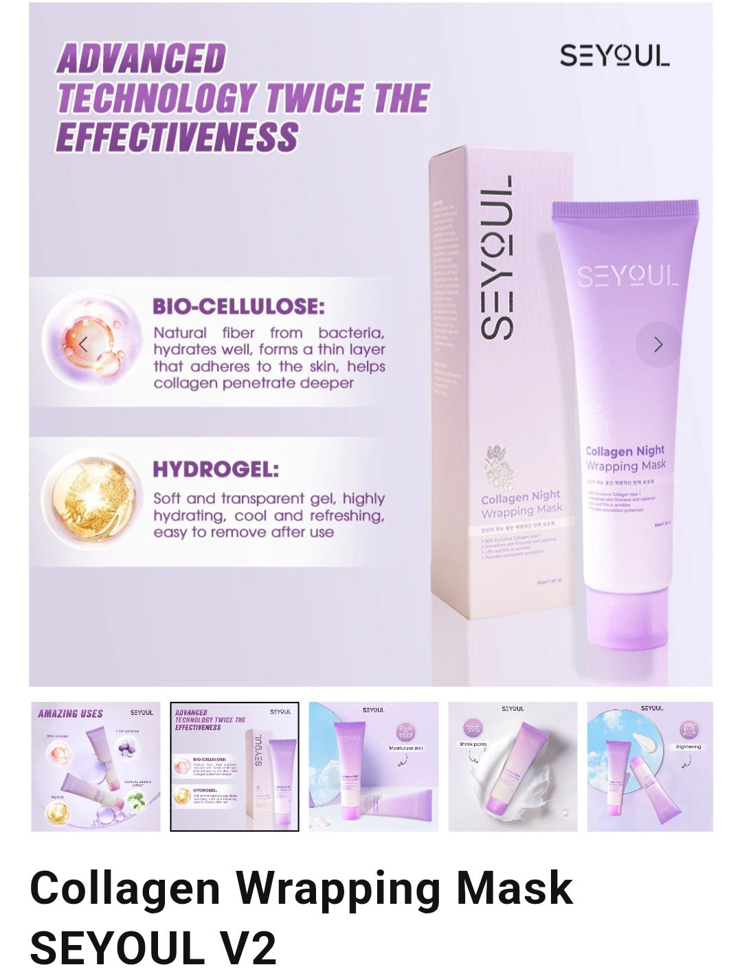 Collagen night mask 50 ml