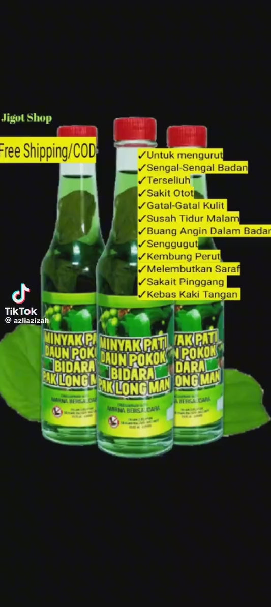 Minyak pati daun Bidara pak long man
