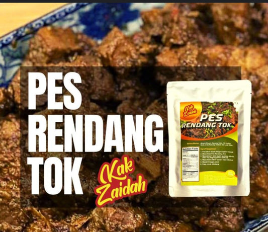 Pes rendang tok kak zaidah 300 gm