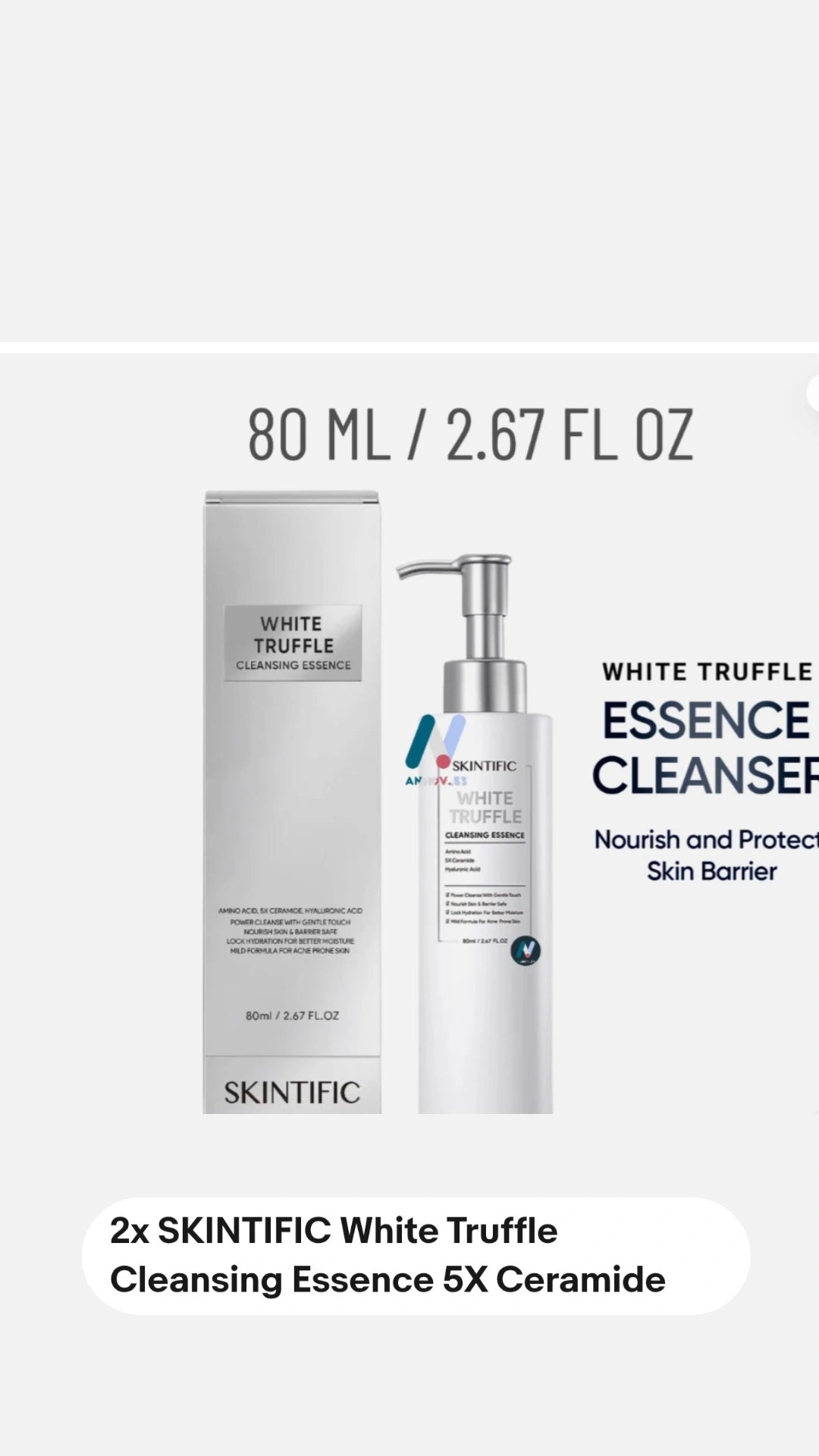 2X skintific white Truffle 80 ml