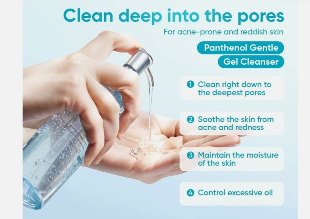 Skintific Panthenol gentle gel cleanser 120 ml