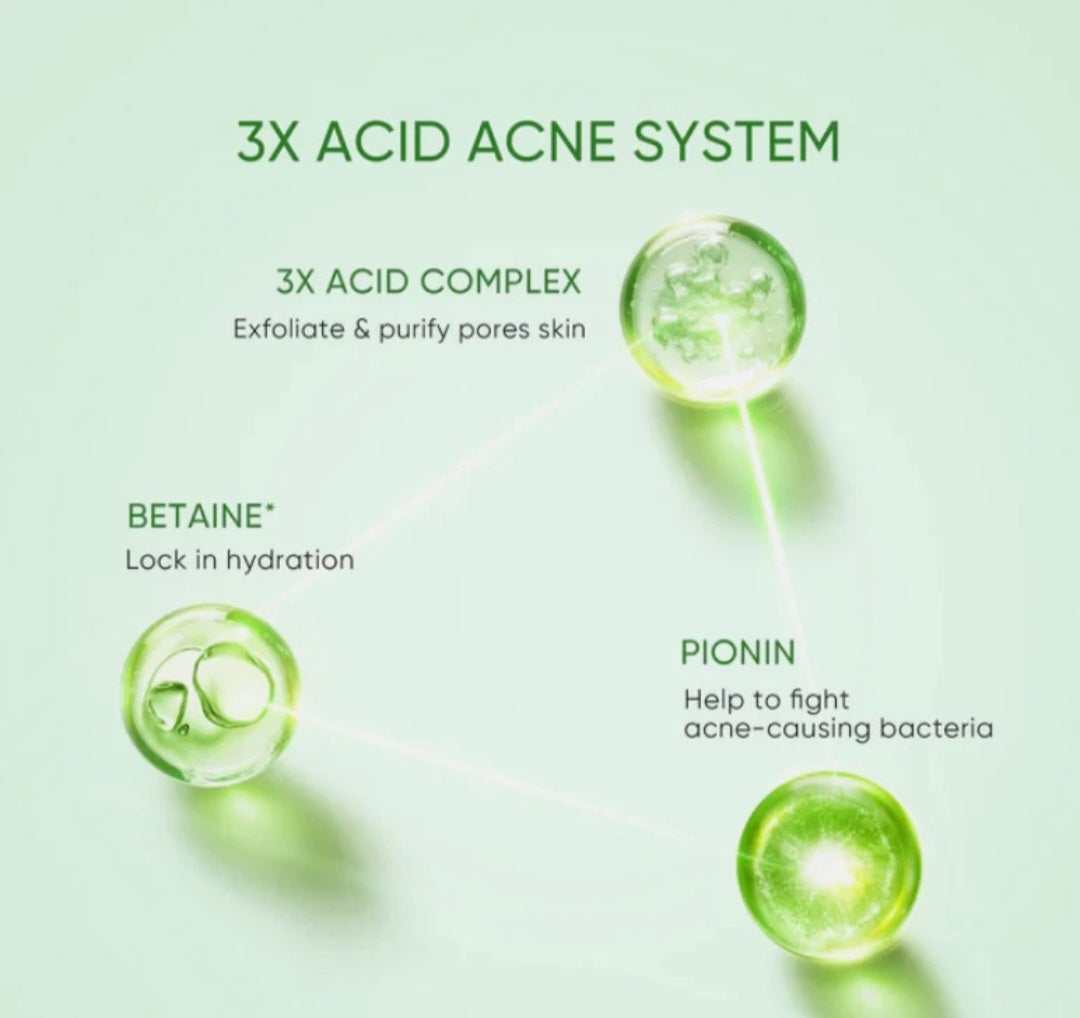 Skintific 3x Acid Acne Gel Cleanser