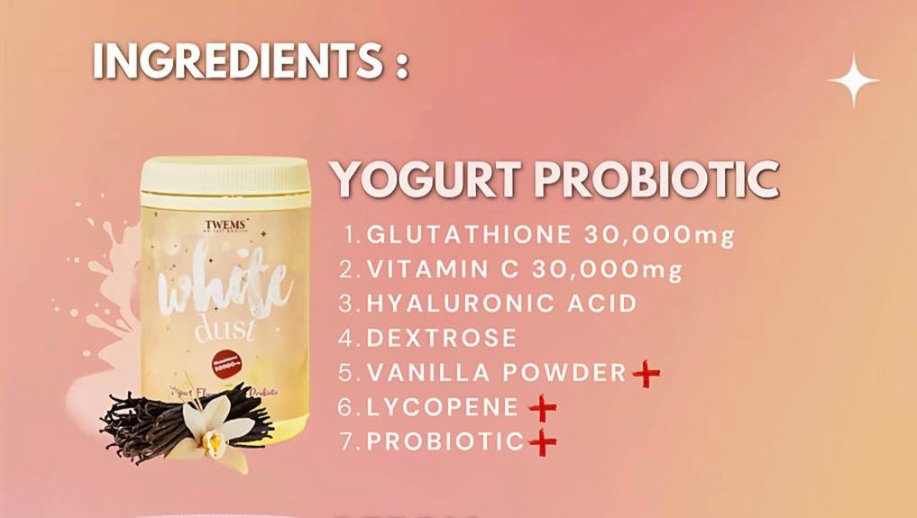 White dust  yogurt flavour 500 gm