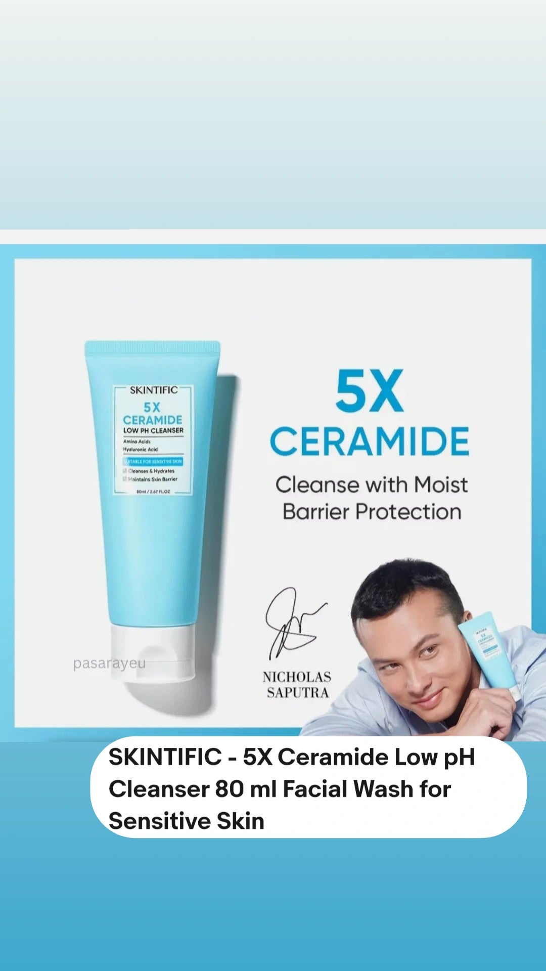 Skintific 5X Ceramide Low PH Cleanser 80 ml