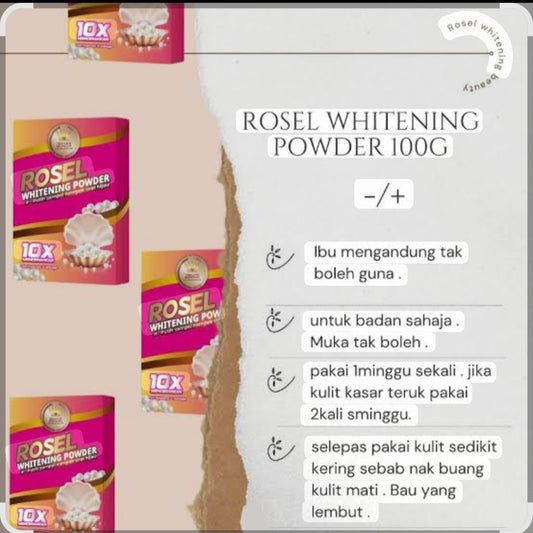 ROSEL whitening  Powder 100 gm