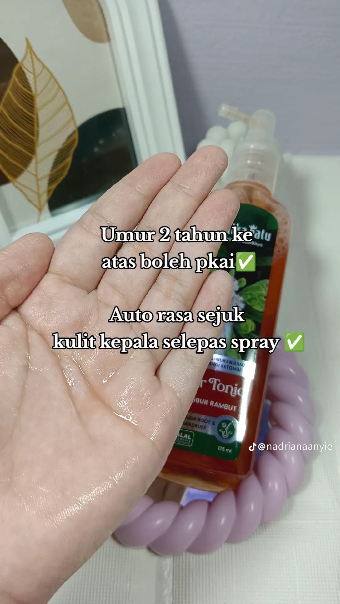 Mustika ratu Hair tonic 175ml