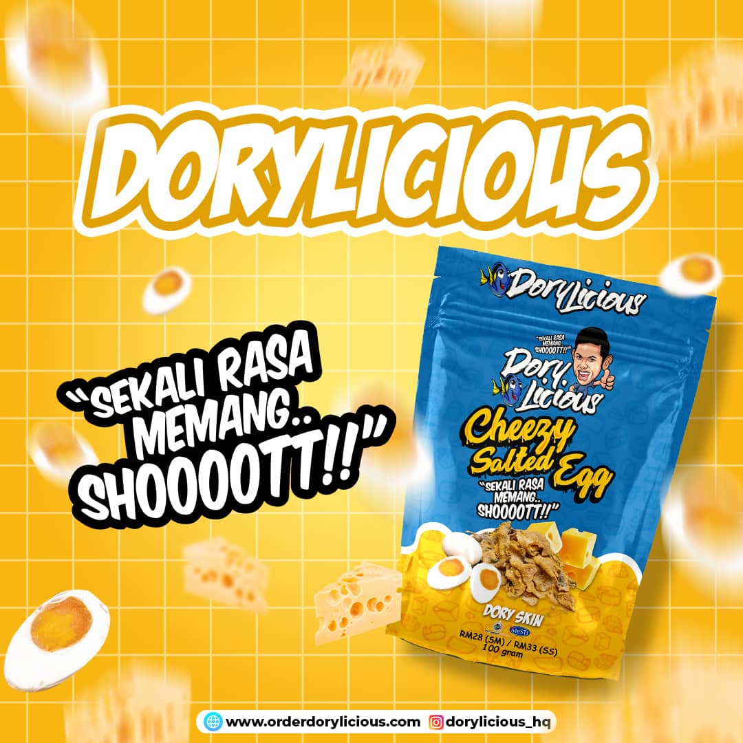 Dory  cheezy salted egg  100 gm