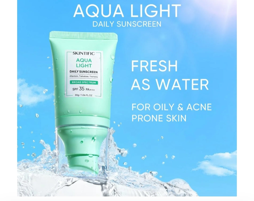 SKINTIFIC AQUA LIGHT DAILY SUNSCREEN 50g