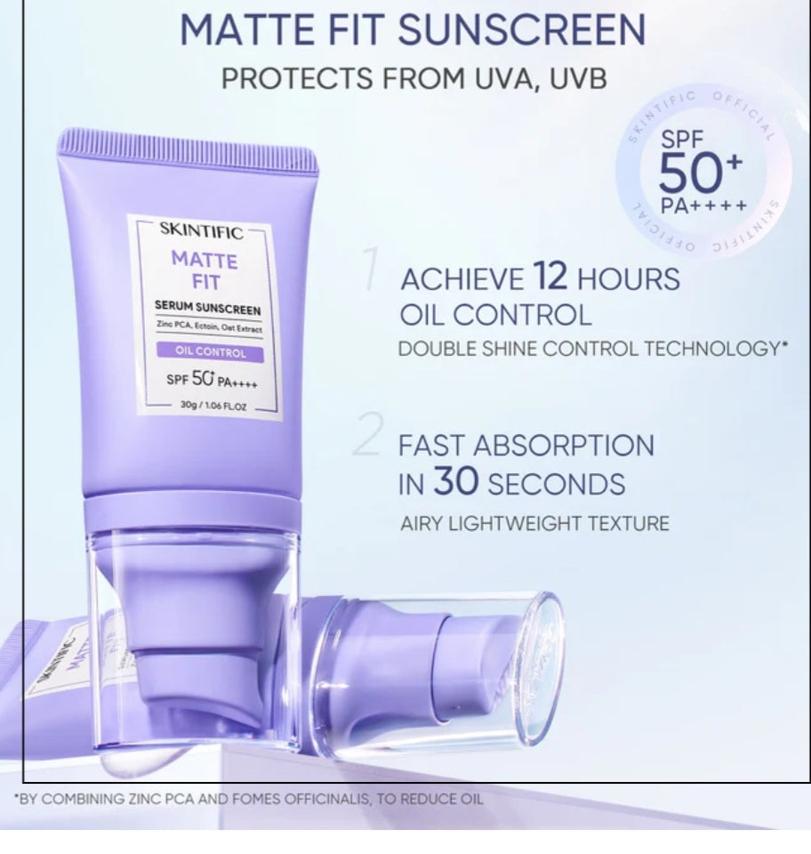Skintific Matte Fit serum sunscreen 30g