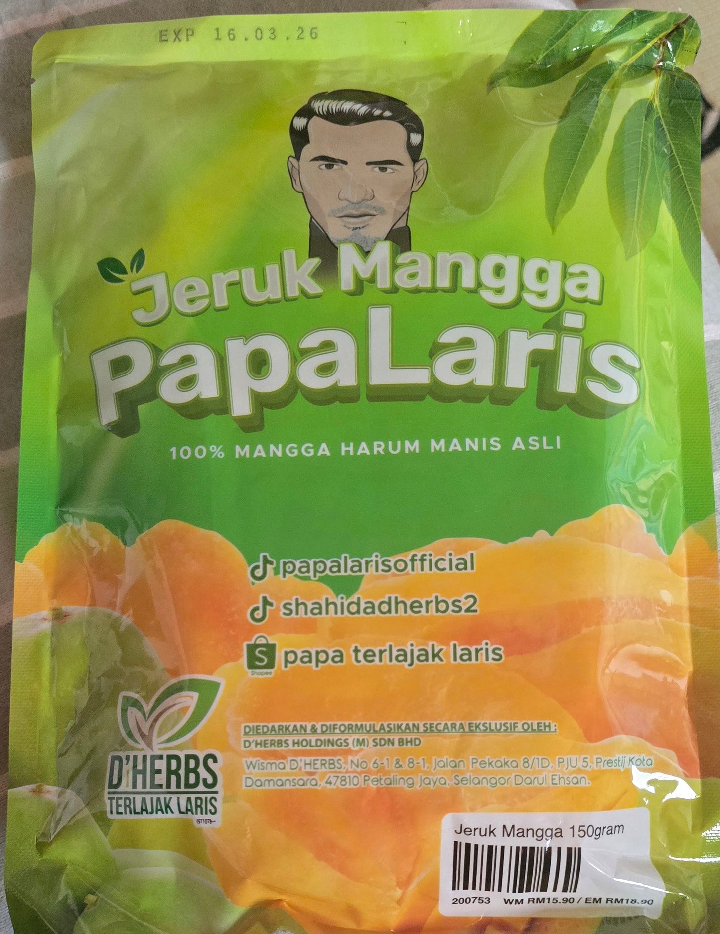 Jeruk mangga papa laris