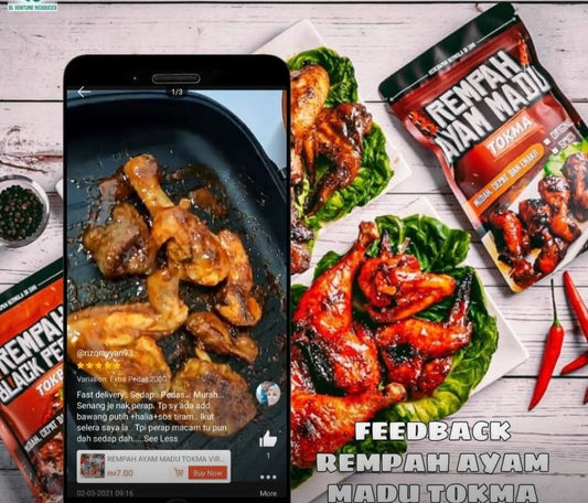 Rempah ayam madu tokma 250gm oryginal