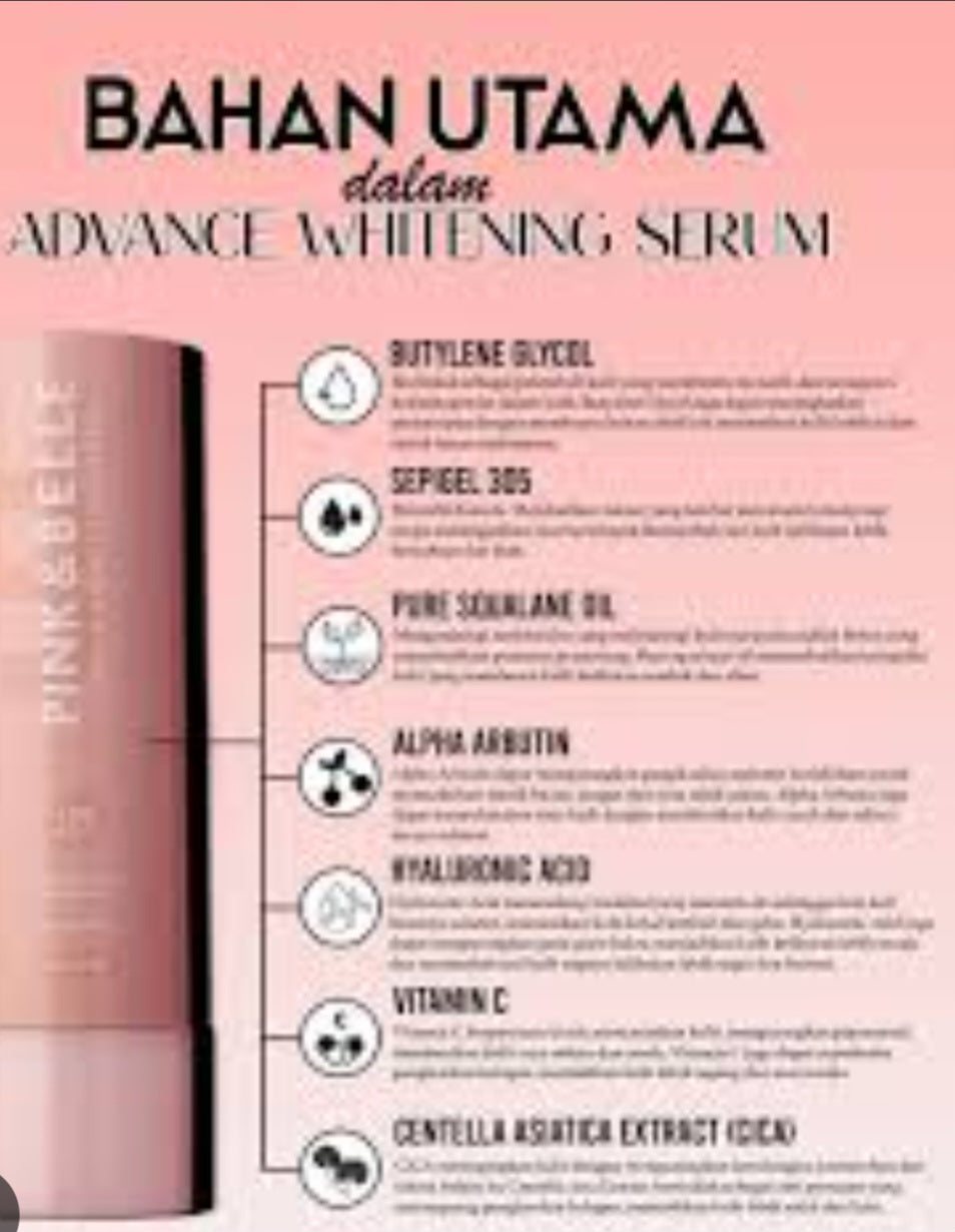 PINK & BELLE AVANCE WHITENING  SERUM
