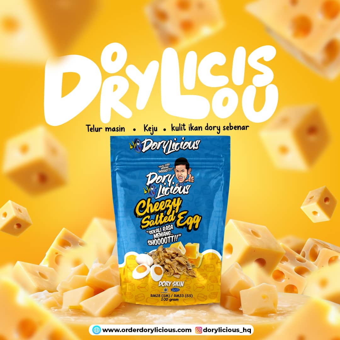 Dory  cheezy salted egg  100 gm