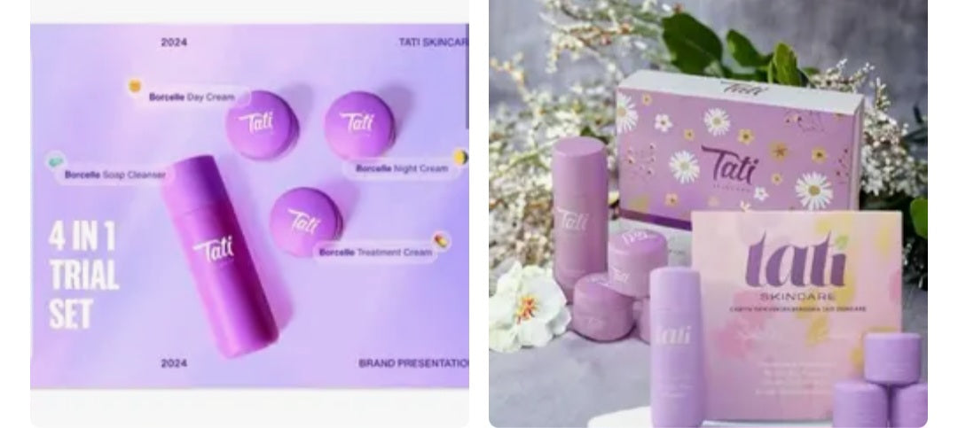 Tati skincare  healing Glow trial kit