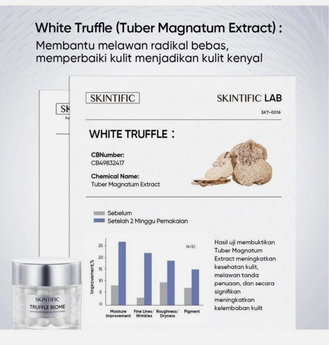 Skintific Truffle Biome skin cream gel moisturizer  30 g