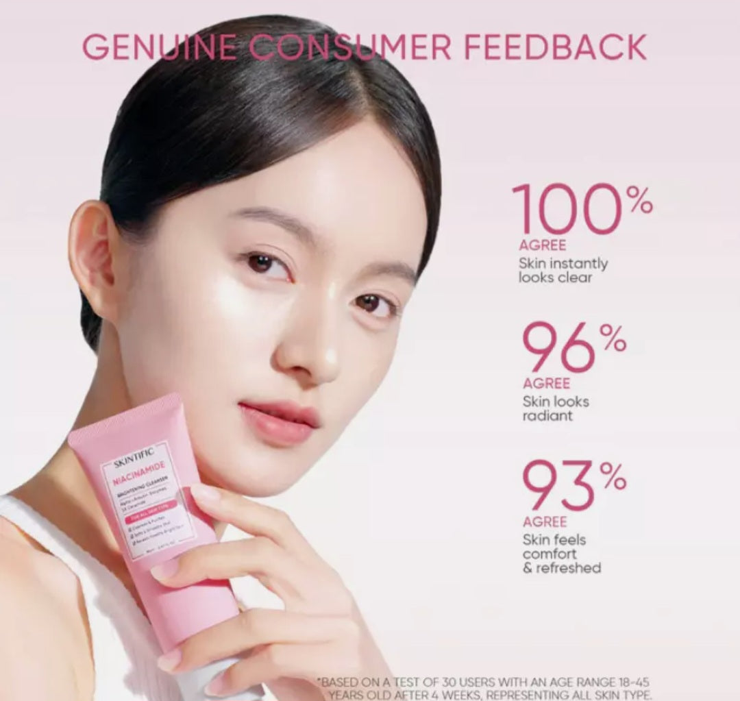 Skintific Niacinamide Brightening cleanser 80 ml