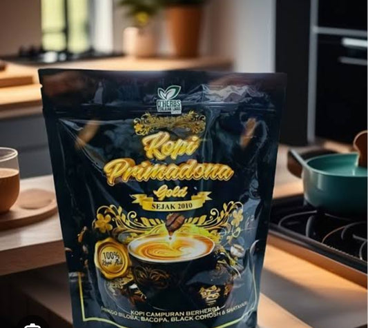 KOPI PRIMADONA GOLD  DHERBS 350 gm