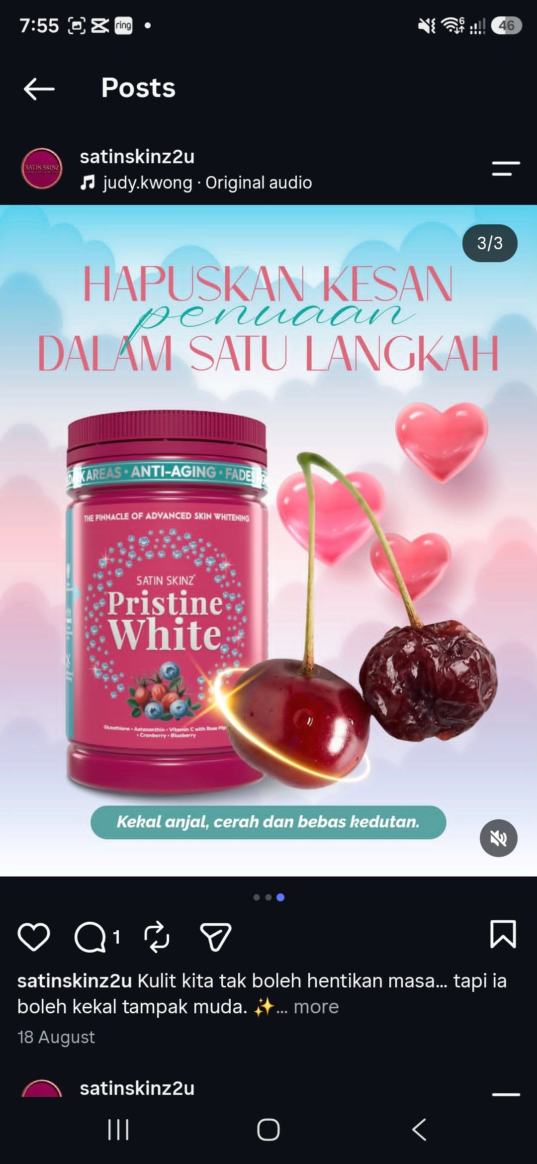 Setin skinz pristine White