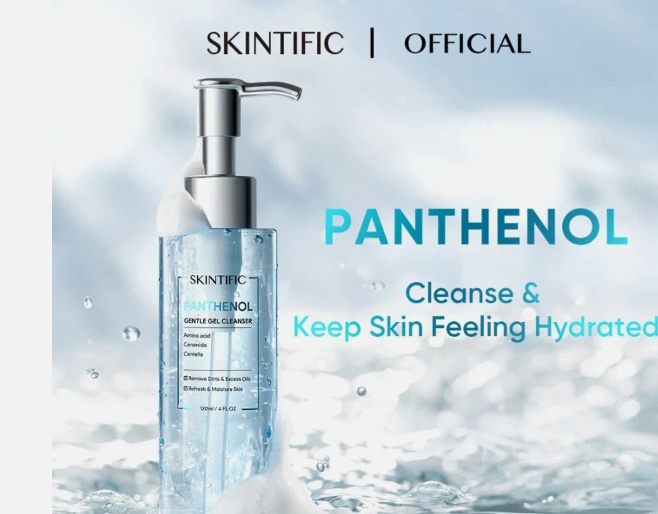Skintific Panthenol gentle gel cleanser 120 ml