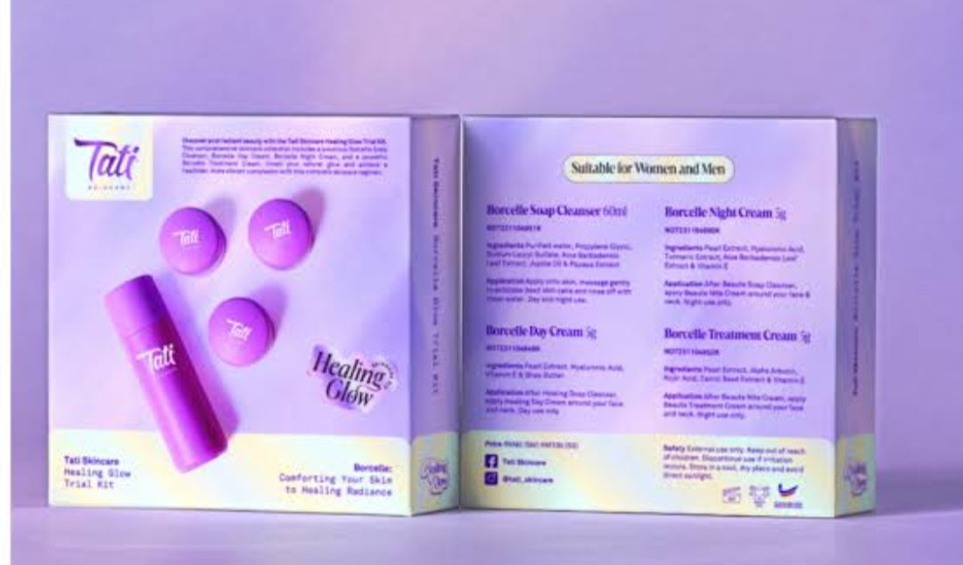 TATI SKINCARE HEALING GLOW TRIAL KIT