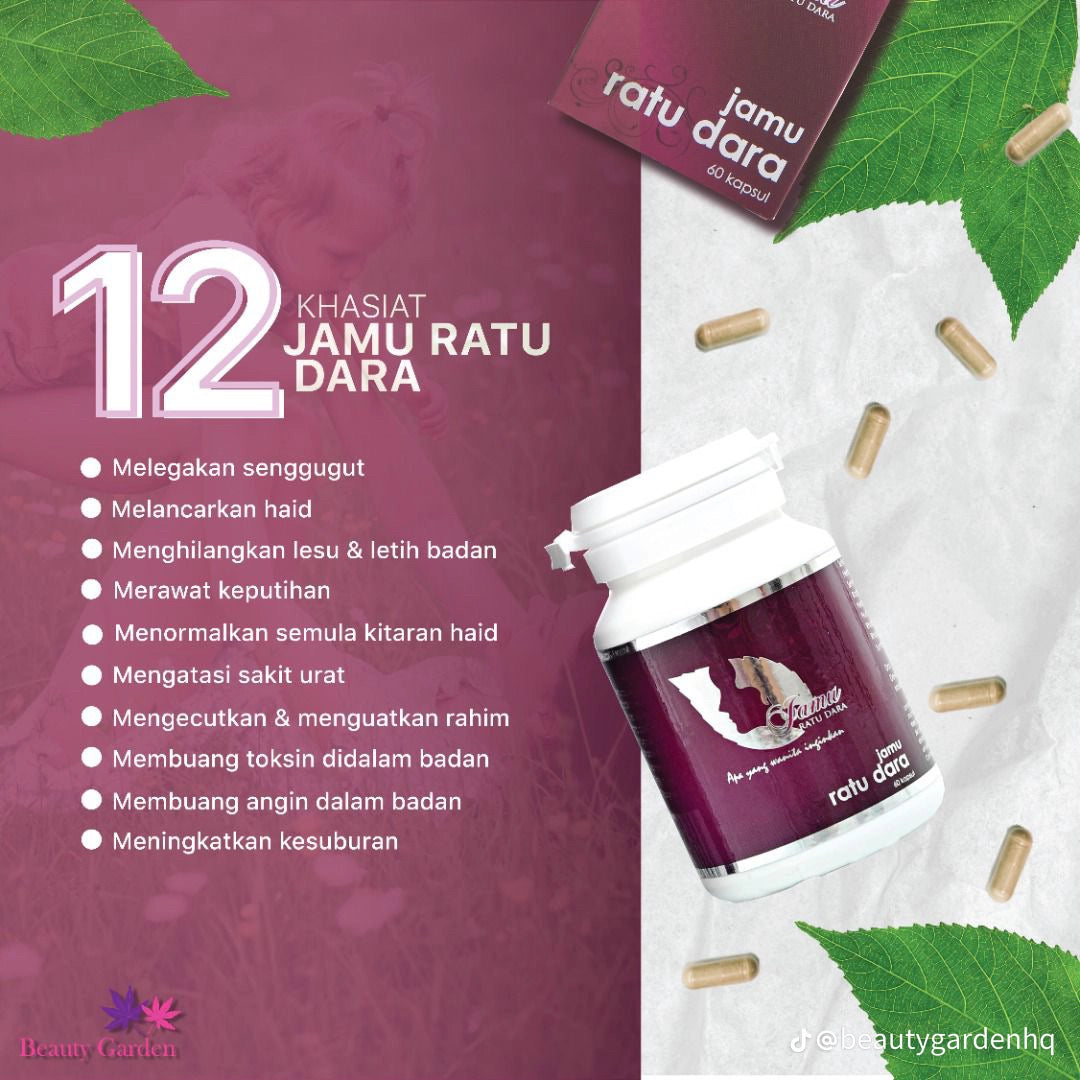 RATU MIRIFICA PLUS+JAMU RATU DARA 60 KAPSUL(one set)