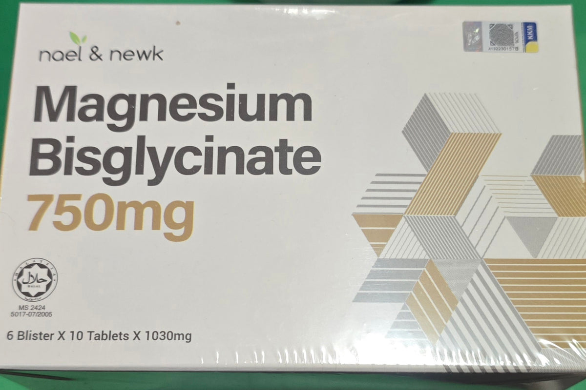 Magnesium Bisglycinate 750 mg(6 Blister×10 Tablets)