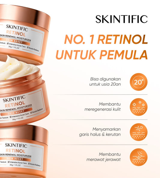 skintific Retinol  skin renewal  Moisturizer  30 g